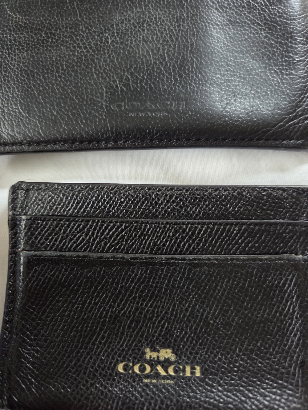 Coach Black Signature Canvas Shoulder Bag with Matching Wallets and Card Holder - Picture 2 of 4